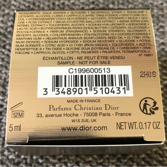 Dior Prestige La Creme Intensive Repairing Cream Texture Wrinkles Firm NIB 5ml - Picture 10 of 11